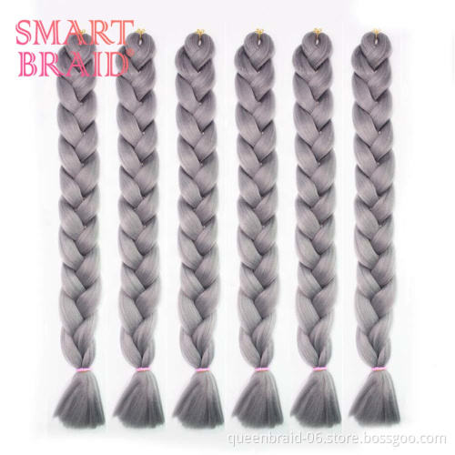 Jumbo Braid Hair Extensions Afro Braiding Box Braids African Long Synthetic Fiber 41inch 165g